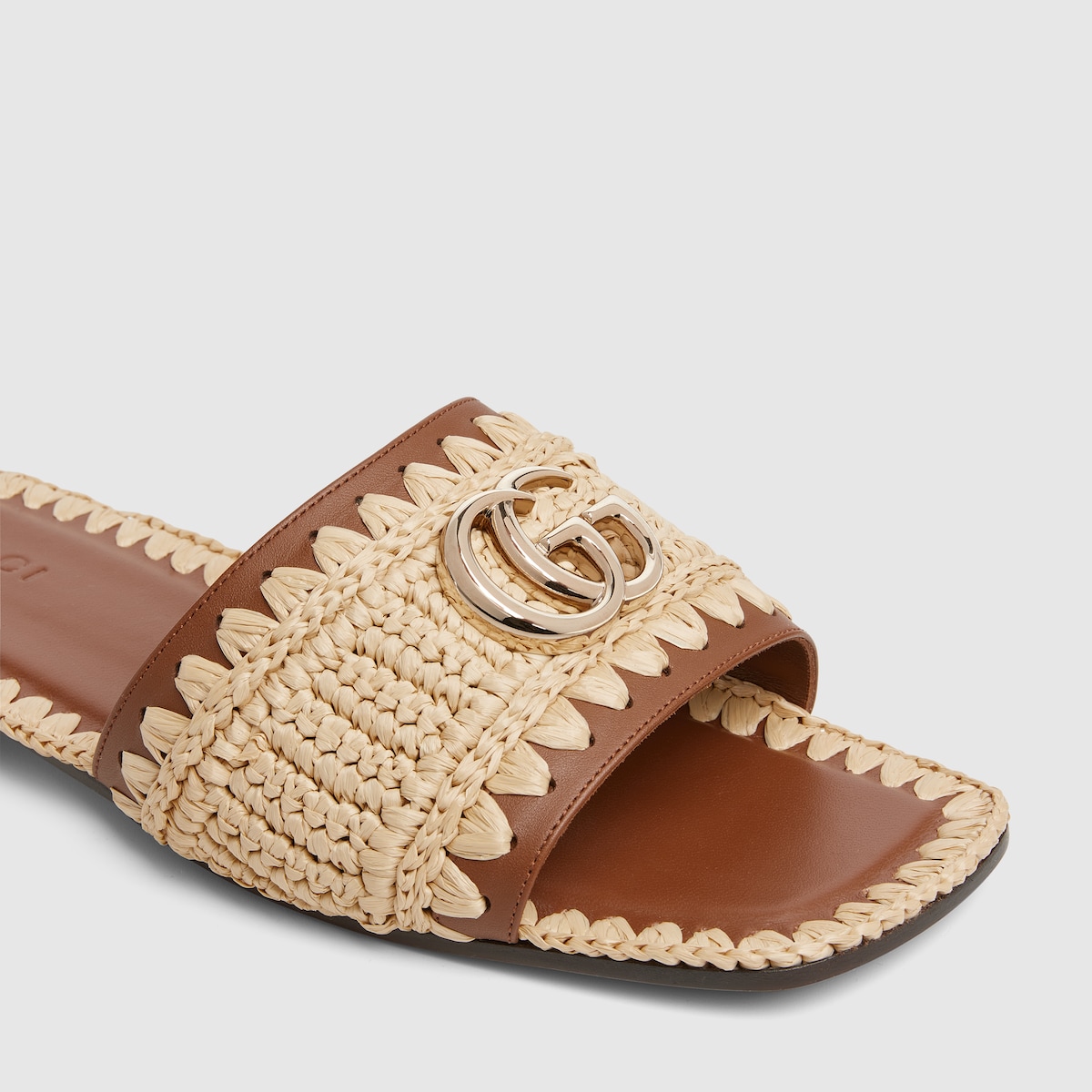 Gucci Women’s slide sandal with Double G - Image 4